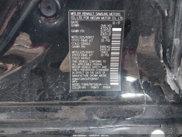 2018 NISSAN ROGUE KNMAT2MV3JP538567 Photo 8