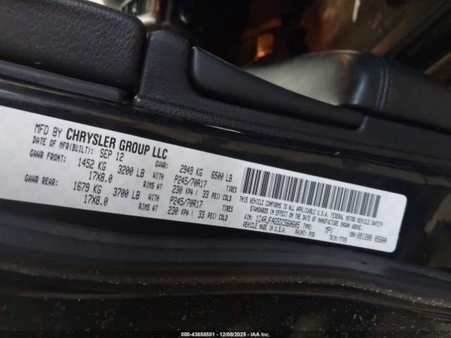 2013 JEEP GRAND CHEROKEE 1C4RJFAG5DC560605 Photo 8