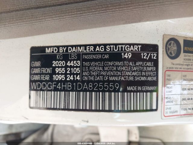 2013 MERCEDES-BENZ C 250 WDDGF4HB1DA825559 Photo 8