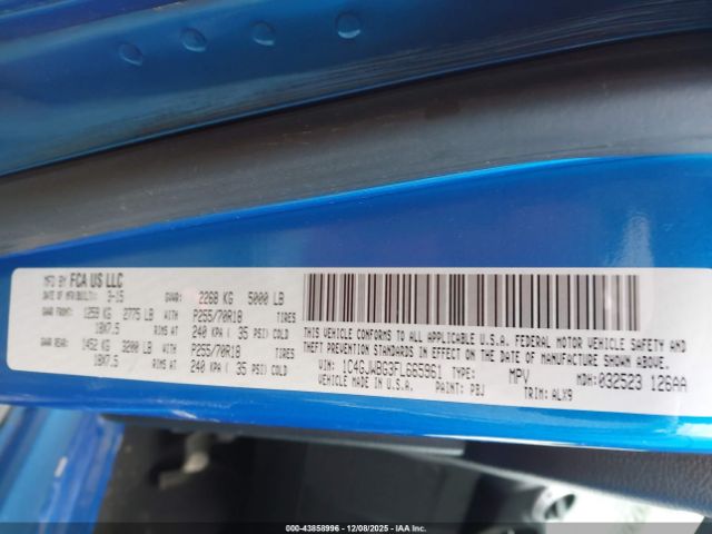 2015 JEEP WRANGLER 1C4GJWBG3FL665961 Photo 8