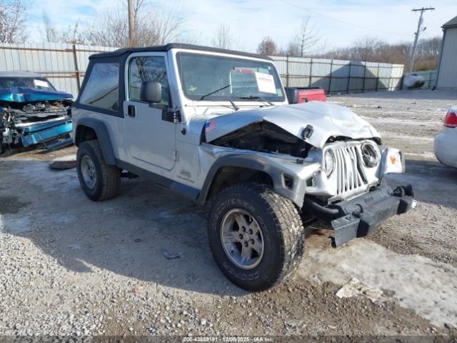 2005 JEEP WRANGLER 1J4FA44S25P302439