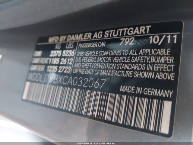 2012 MERCEDES-BENZ CLS 550 WDDLJ7DBXCA032067 Photo 8