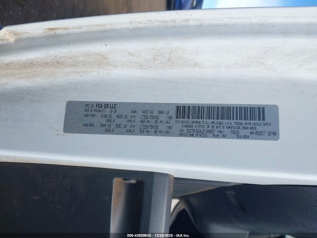 Продаж на аукціоні авто 2018 Ram Promaster 2500 High Roof 159 Wb, vin: 3C6TRVDG4JE140267, номер лоту: 43859635