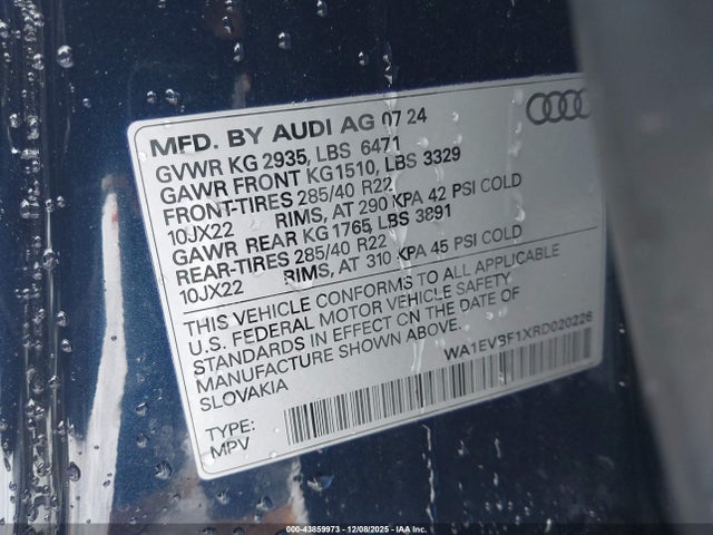 2024 AUDI Q8 WA1EVBF1XRD020226 Photo 8