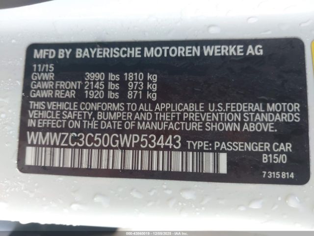 2016 MINI COUNTRYMAN WMWZC3C50GWP53443 Photo 8