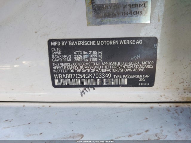 2016 BMW 340I WBA8B7C54GK703349 Photo 8