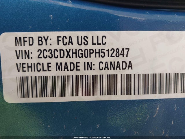 2023 DODGE CHARGER 2C3CDXHG0PH512847 Photo 8