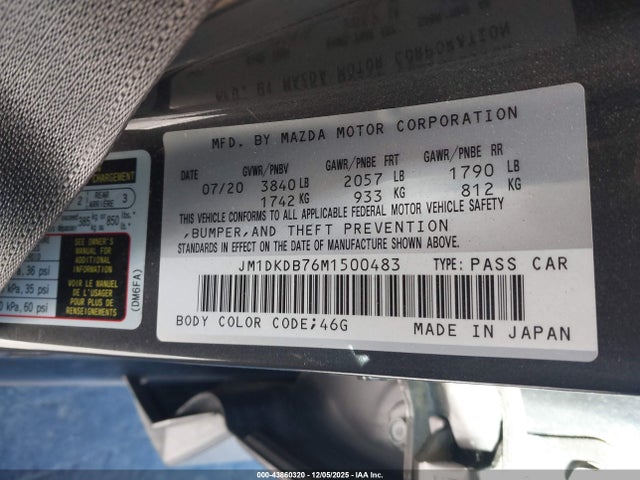 2021 MAZDA CX-3 JM1DKDB76M1500483 Photo 8