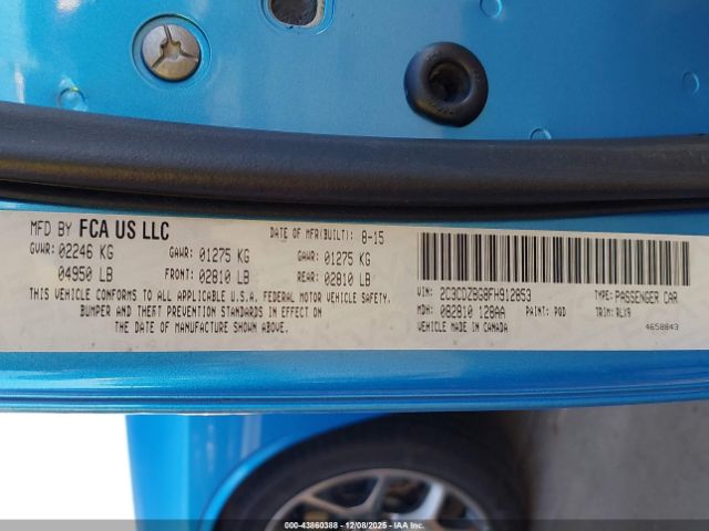 2015 DODGE CHALLENGER 2C3CDZBG8FH912853 Photo 8