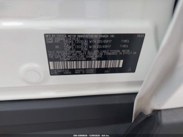 2023 TOYOTA RAV4 2T3W1RFV4PC230386 Photo 8