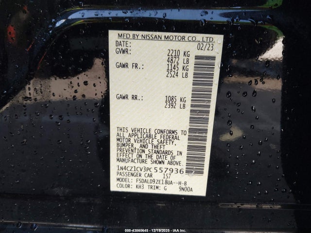 2023 NISSAN LEAF 1N4CZ1CV3PC557936 Photo 8