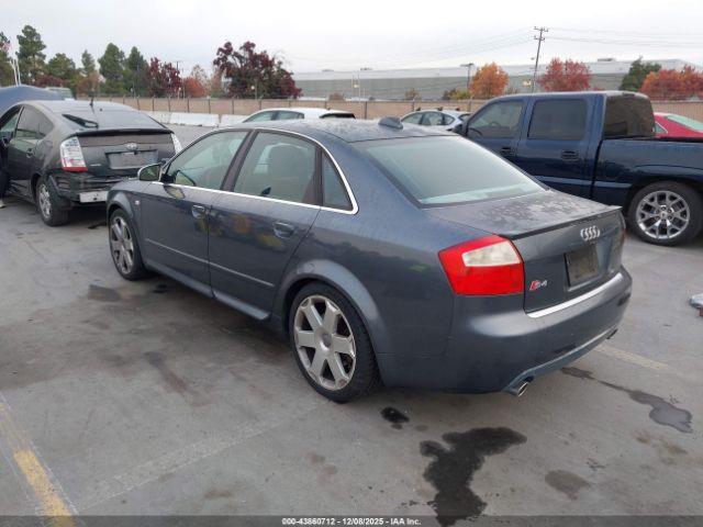 2004 AUDI S4 WAUPL58E64A265912 Photo 2