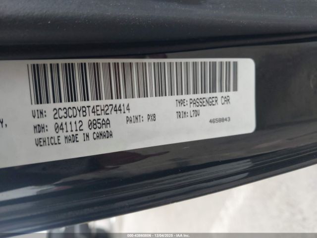 2014 DODGE CHALLENGER 2C3CDYBT4EH274414 Photo 8