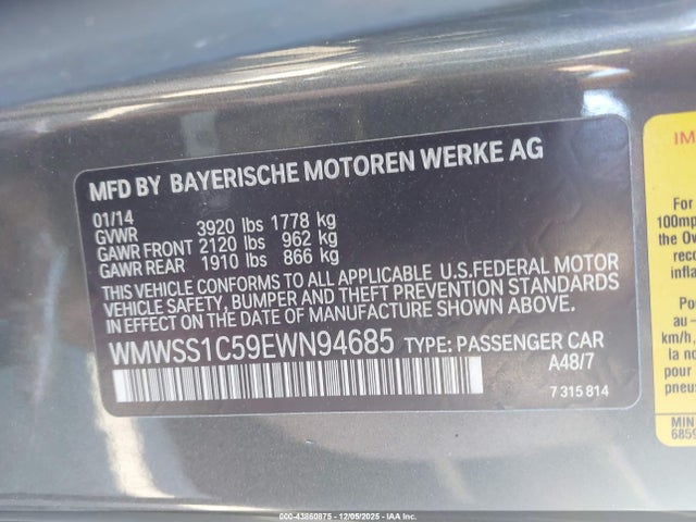 2014 MINI PACEMAN WMWSS1C59EWN94685 Photo 8