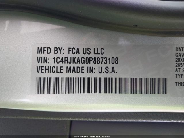 2023 JEEP GRAND CHEROKEE L 1C4RJKAG0P8873108 Photo 8