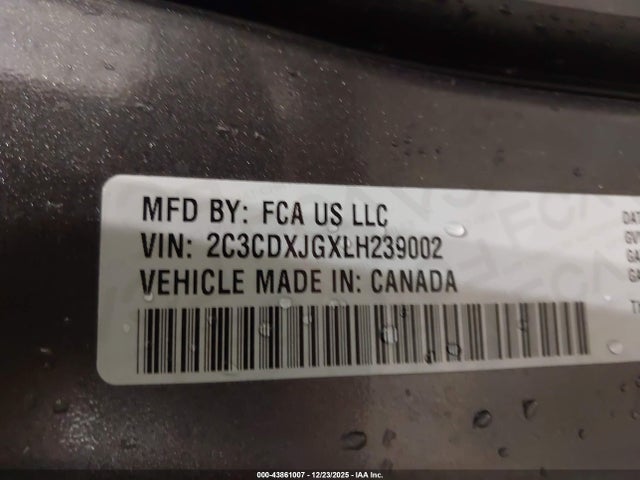 2020 DODGE CHARGER 2C3CDXJGXLH239002 Photo 8