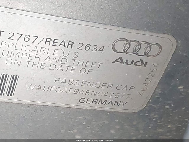 2011 AUDI A6 WAUFGAFB4BN042677 Photo 8