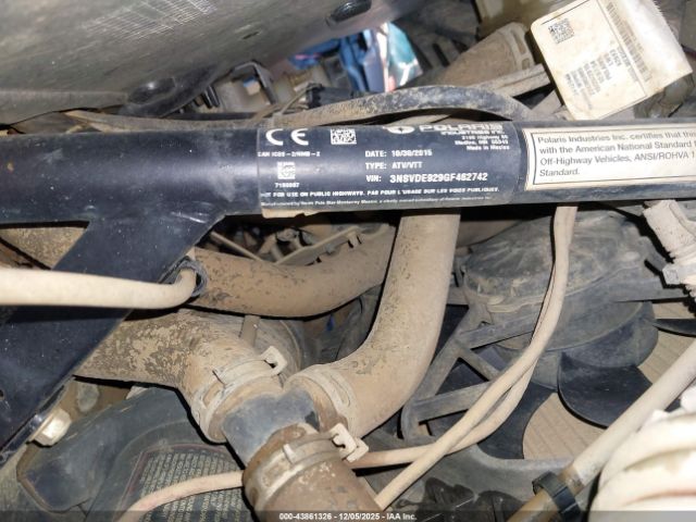 2016 POLARIS RZR 3NSVDE929GF462742 Photo 9