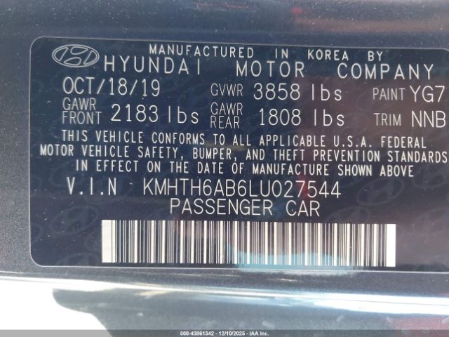 2020 HYUNDAI VELOSTER KMHTH6AB6LU027544 Photo 8