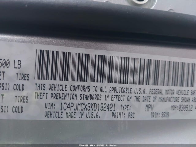 2019 JEEP CHEROKEE 1C4PJMCX3KD132421 Photo 8