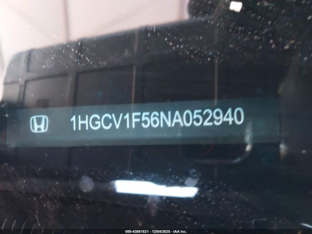 2022 HONDA ACCORD 1HGCV1F56NA052940 Photo 8