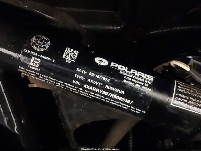 2024 POLARIS RANGER 4XARRY997R8082487 Photo 9