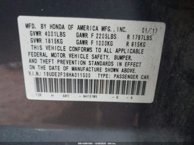 2017 ACURA ILX 19UDE2F38HA011500 Photo 8
