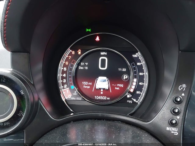 Fiat 500 ABARTH 2017 3C3CFFFH8HT698078 Image 7
