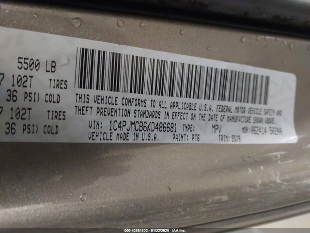 Jeep Cherokee Latitude 4x4 2019 1C4PJMCB6KD486681 Image 9