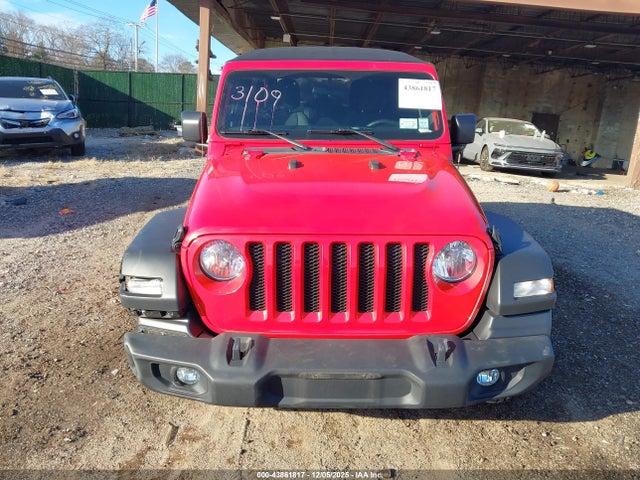 43861817 :رقم المزاد ، 1C4HJXDG1NW214791 vin ، 2022 Jeep Wrangler Unlimited Sport S 4x4 مزاد بيع