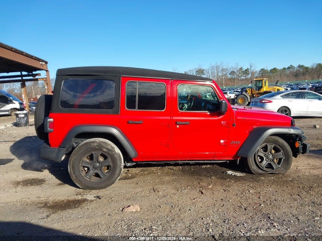 43861817 :رقم المزاد ، 1C4HJXDG1NW214791 vin ، 2022 Jeep Wrangler Unlimited Sport S 4x4 مزاد بيع