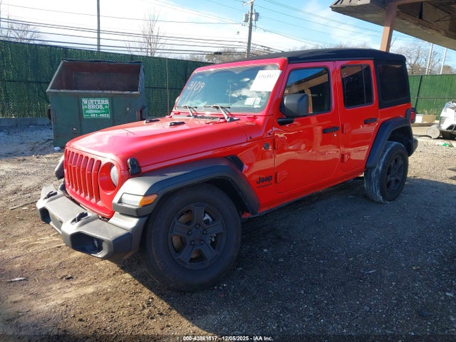 43861817 :رقم المزاد ، 1C4HJXDG1NW214791 vin ، 2022 Jeep Wrangler Unlimited Sport S 4x4 مزاد بيع