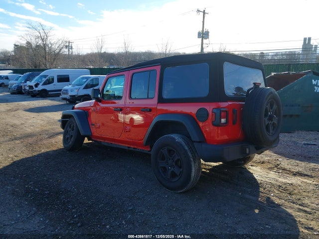 43861817 :رقم المزاد ، 1C4HJXDG1NW214791 vin ، 2022 Jeep Wrangler Unlimited Sport S 4x4 مزاد بيع