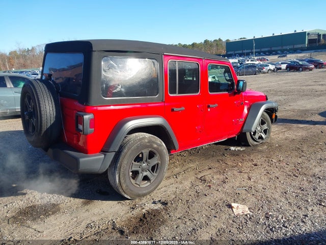 43861817 :رقم المزاد ، 1C4HJXDG1NW214791 vin ، 2022 Jeep Wrangler Unlimited Sport S 4x4 مزاد بيع