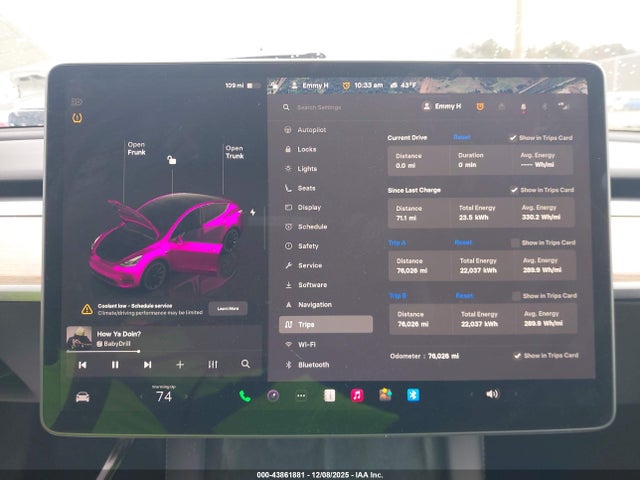 Aukcja sprzedaży 2023 Tesla Model Y Awd/long Range Dual Motor All-wheel Drive, vin: 7SAYGAEE4PF835297, numer aukcji: 43861881