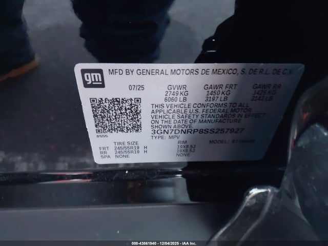 Chevrolet Equinox Ev Lt 2 2025 3GN7DNRP8SS257927 Image 9