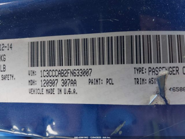 2015 CHRYSLER 200 1C3CCCAB2FN633007 Photo 8