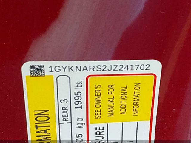 2018 CADILLAC XT5 1GYKNARS2JZ241702 Photo 8