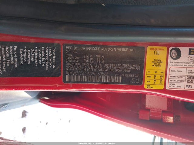 2012 MINI COOPER S COUNTRYMAN WMWZC5C56CWL63565 Photo 8