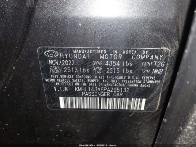 2023 HYUNDAI SONATA KMHL14JA8PA295132 Photo 8
