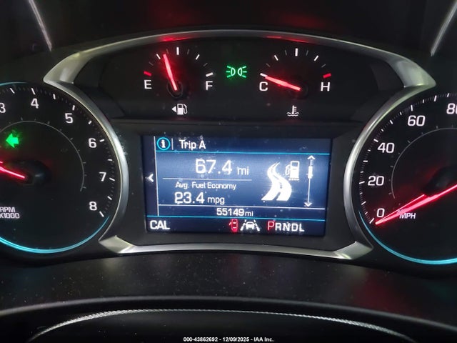 2020 Chevrolet Equinox Fwd Lt 1.5l Turbo მანქანა იყიდება აუქციონზე, vin: 3GNAXKEV8LL127240, აუქციონის ნომერი: 43862692