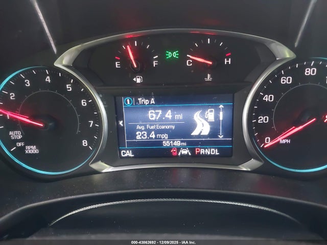 2020 Chevrolet Equinox Fwd Lt 1.5l Turbo მანქანა იყიდება აუქციონზე, vin: 3GNAXKEV8LL127240, აუქციონის ნომერი: 43862692