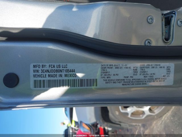 2022 JEEP COMPASS 3C4NJDDB0NT105444 Photo 8