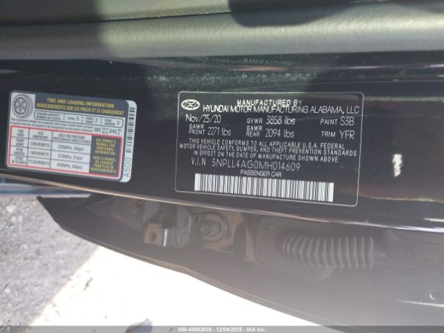 2021 HYUNDAI ELANTRA 5NPLL4AG0MH014609 Photo 8