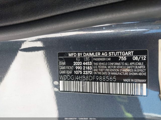 2013 MERCEDES-BENZ C 250 WDDGJ4HB8DF988565 Photo 8