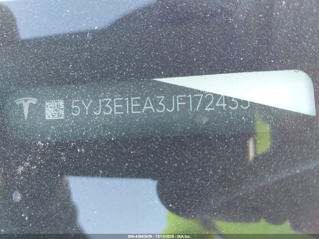 2018 TESLA MODEL 3 5YJ3E1EA3JF172435 Photo 8