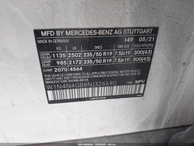 2022 MERCEDES-BENZ GLA 250 W1N4N4GB8NJ326690 Photo 8