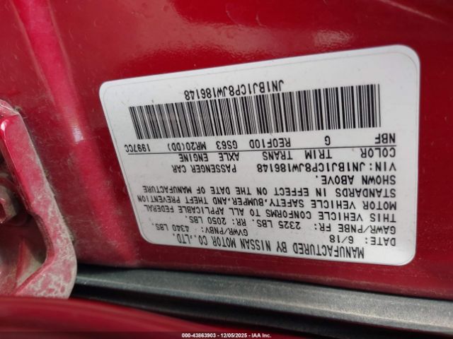 2018 NISSAN ROGUE SPORT JN1BJ1CP8JW186148 Photo 8