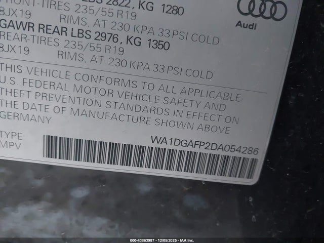 2013 AUDI Q5 WA1DGAFP2DA054286 Photo 8