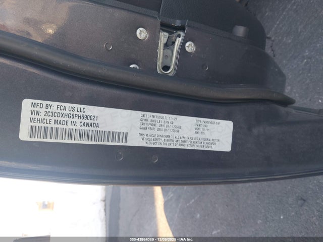 Dodge CHARGER GT 2023 2C3CDXHG6PH690021 Image 9